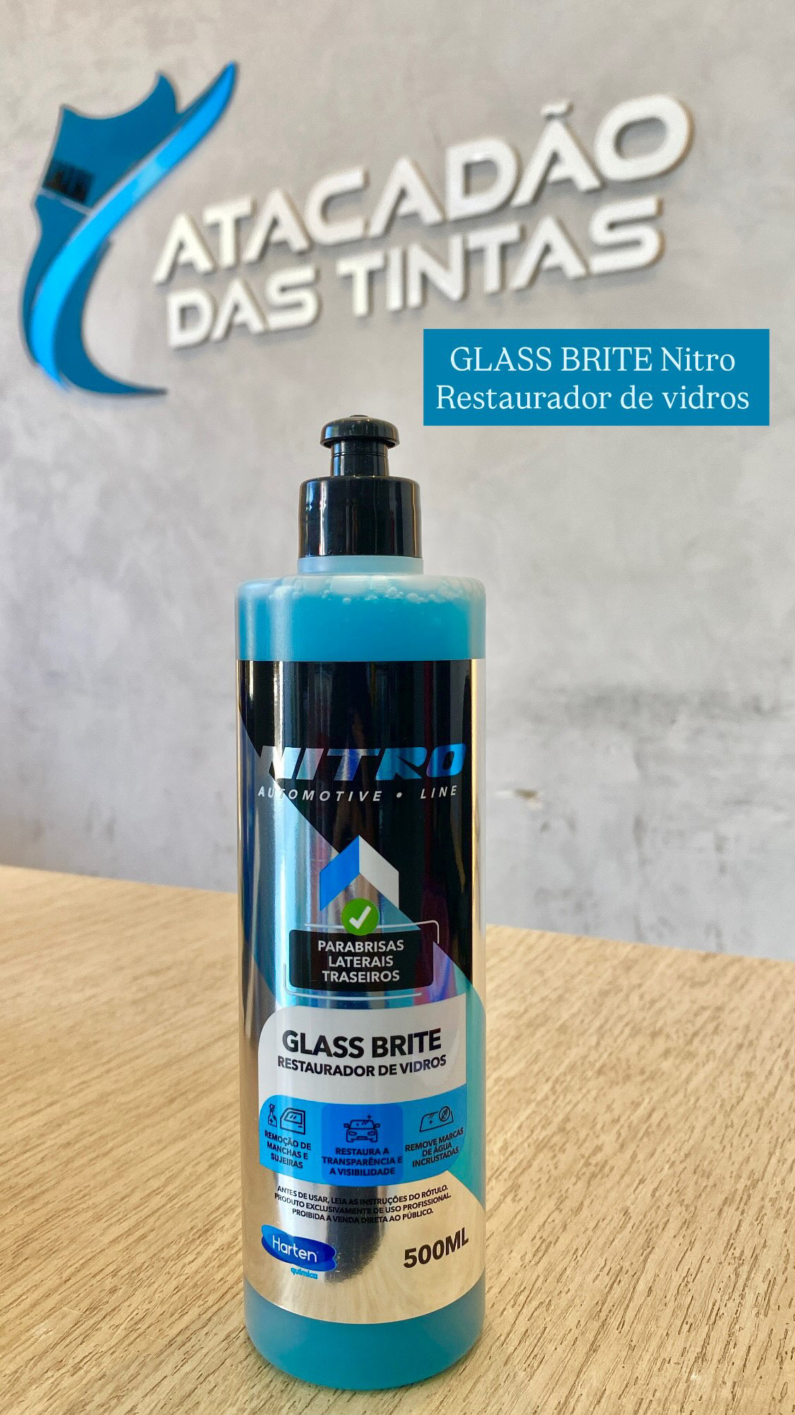 GLASS BRITE NITRO RESTAURADOR DE VIDROS