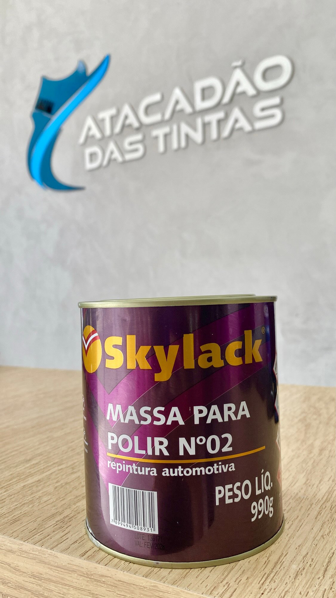 MASSA PARA POLIR N°02 SKYLACK 990G