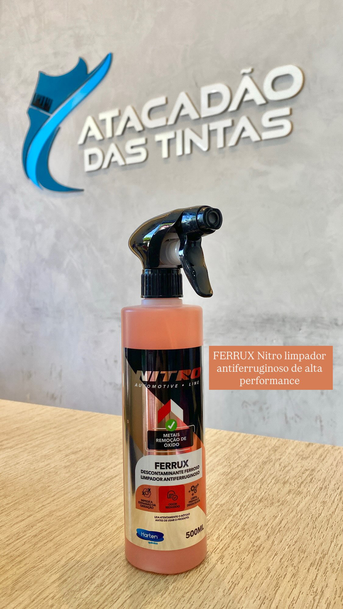 FERRUX NITRO LIMPADOR ANTIFERRUGINOSO DE ALTA PERFORMANCE