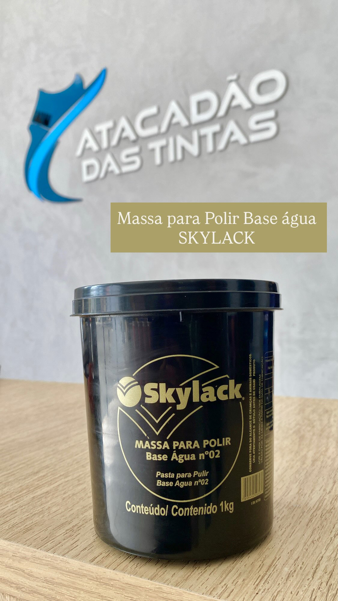 MASSA PARA POLIR BASE ÁGUA SKYLACK