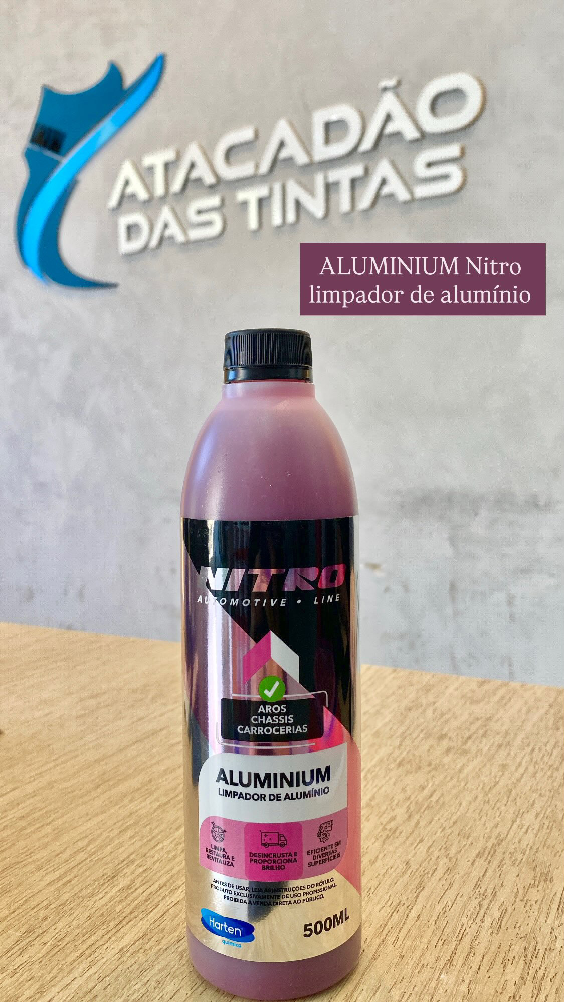 ALUMINIUM NITRO LIMPADOR DE ALUMÍNIO