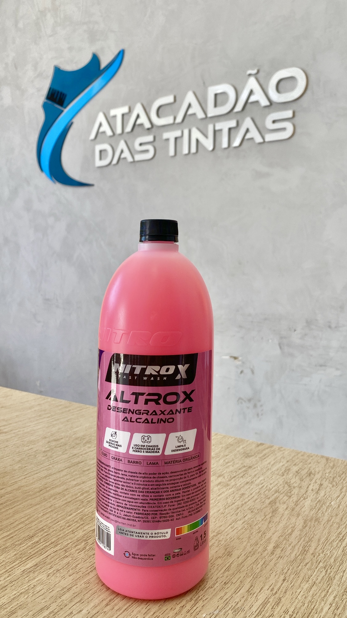 ALTROX DESENGRAXANTE ALCALINO CONCENTRADO PARA LIMPEZA PESADA NITRO
