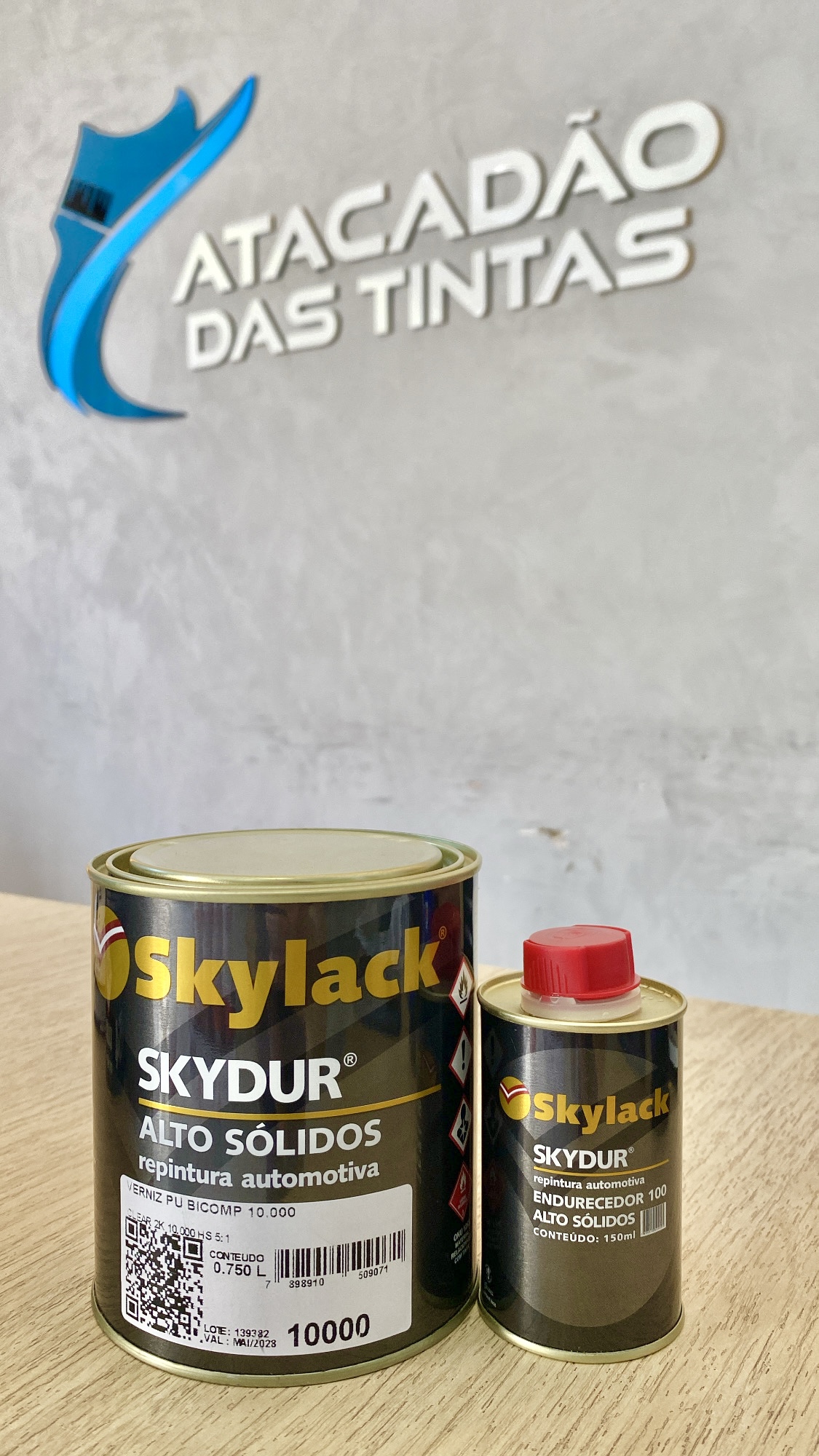 KIT VERNIZ 10.000 ALTO SÓLIDOS SKYLACK