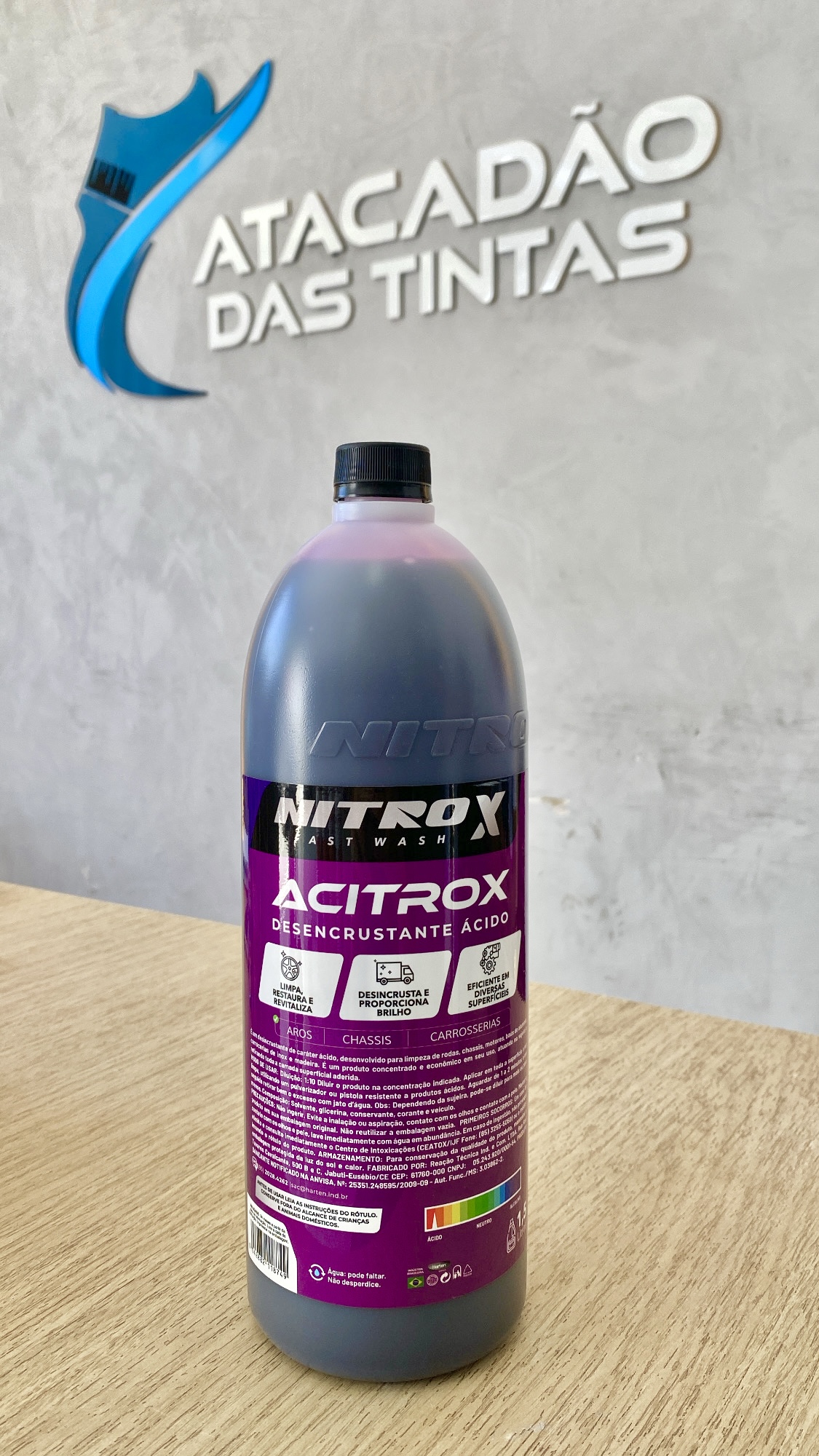 ACITROX DESENCRUSTANTE ÁCIDO PARA LIMPEZA PESADA NITRO