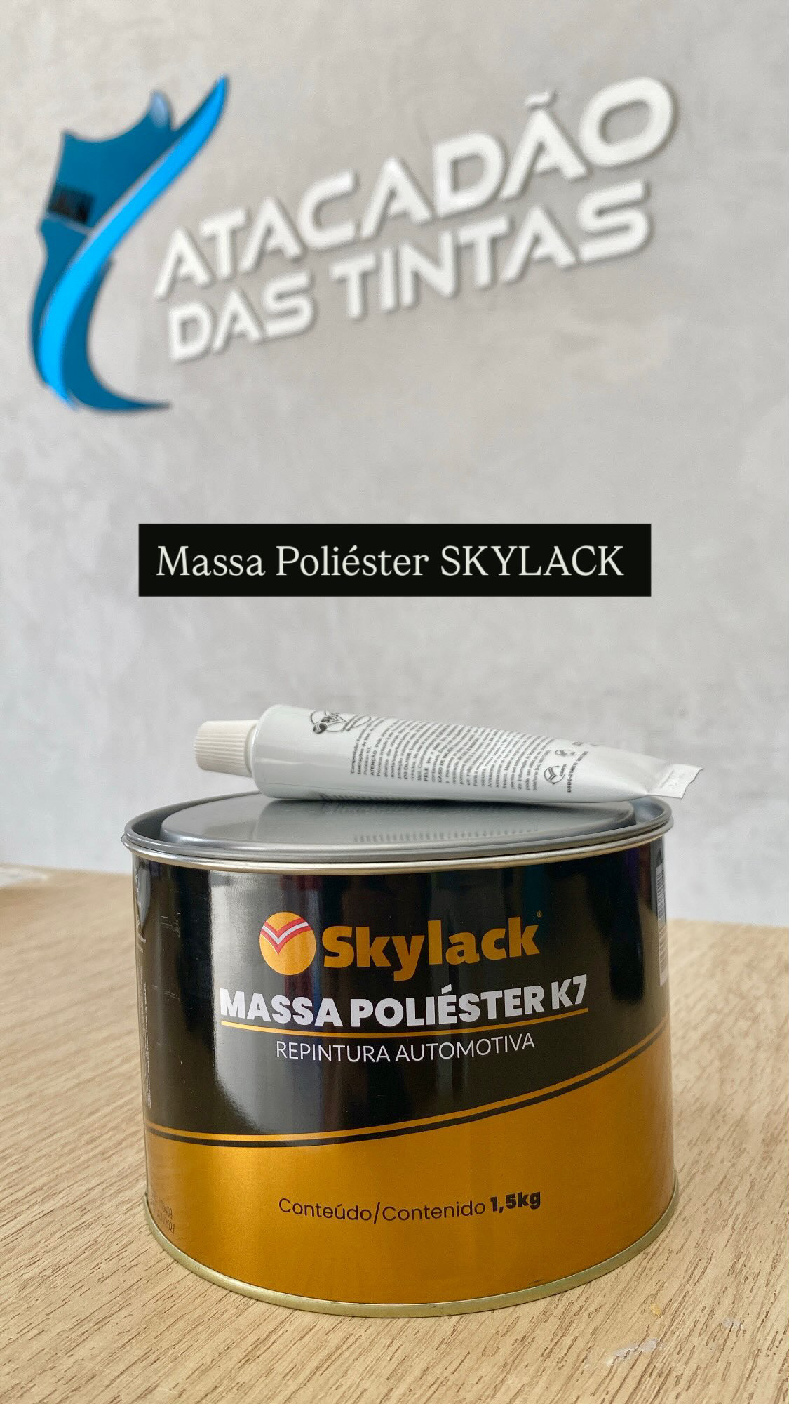 MASSA POLIÉSTER K7 1,5KG SKYLACK