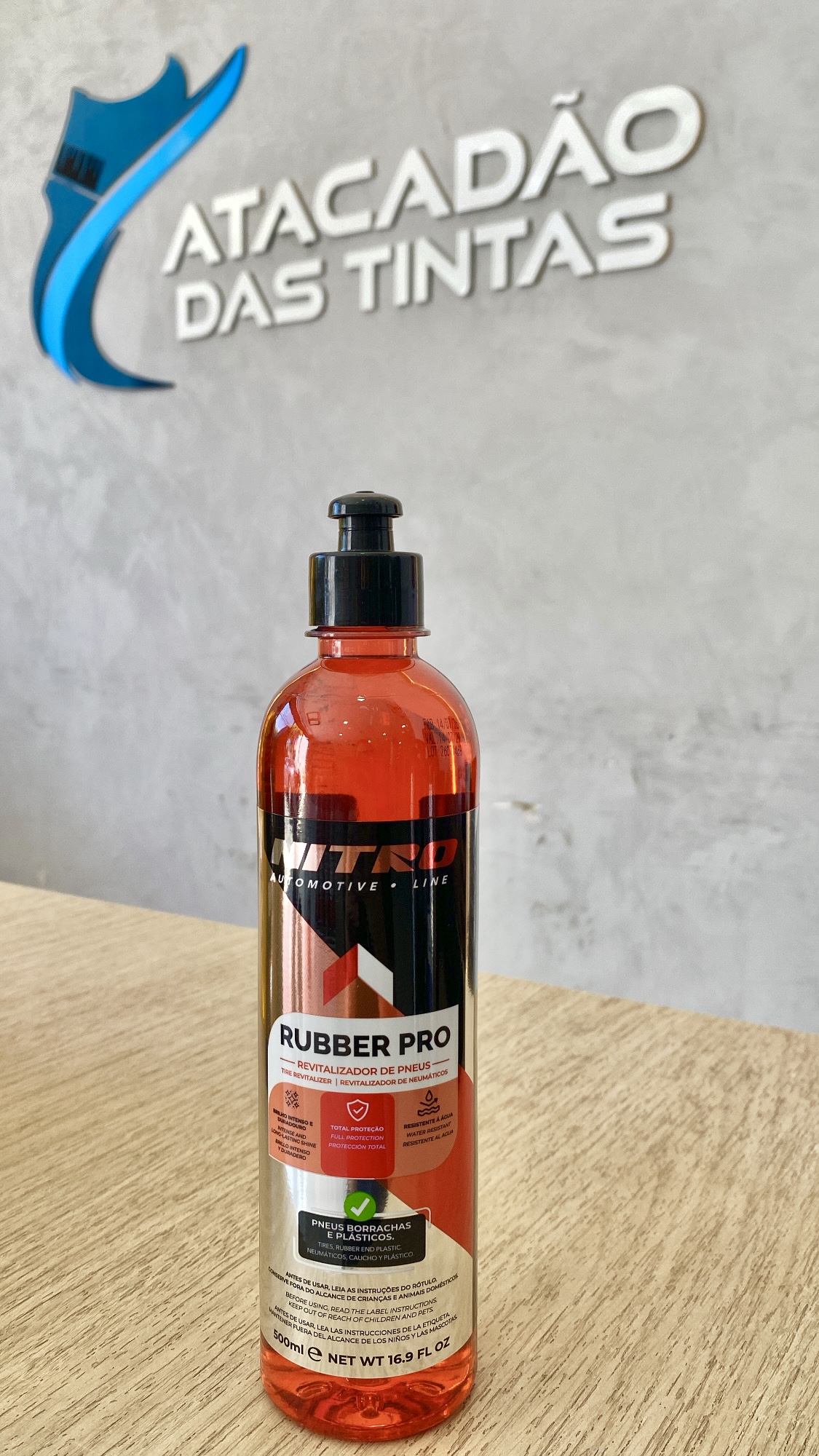 RUBBER PRO REVITALIZADOR DE PNEUS NITRO